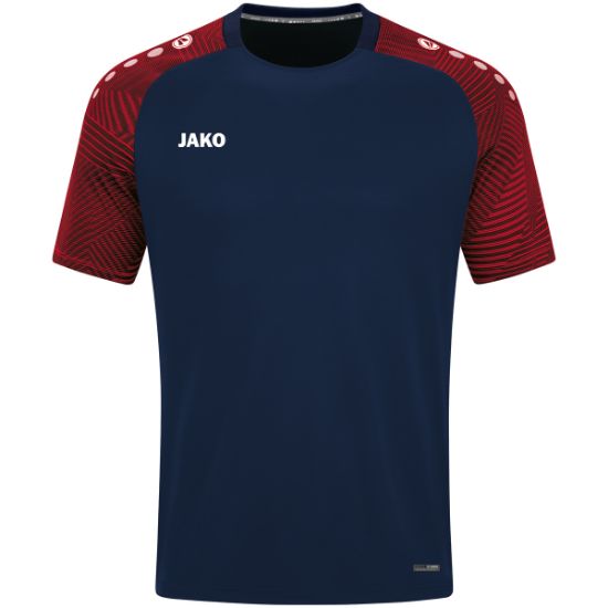 Afbeeldingen van T-shirt Performance marine/rood