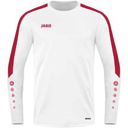 Afbeeldingen van Sweater Power wit/rood