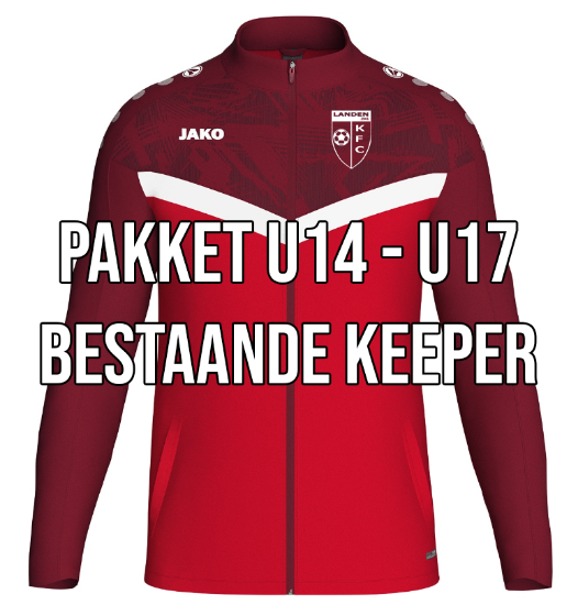 Afbeeldingen van PAKKET U14-U17: BESTAANDE KEEPER