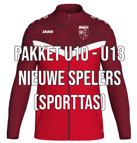 Afbeeldingen van PAKKET U10-U13: NIEUWE SPELERS (SPORTTAS)