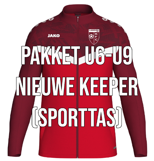 Afbeeldingen van PAKKET U6-U9: NIEUWE KEEPER (SPORTTAS)