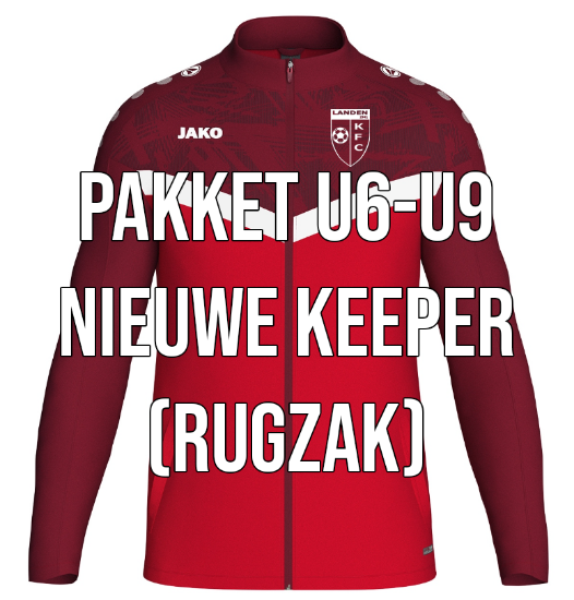 Afbeeldingen van PAKKET U6-U9: NIEUWE KEEPER (RUGZAK)